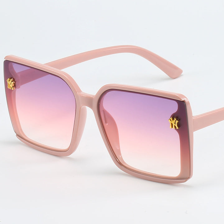 Dame Oversized-solbriller med elegante glass Luvikno