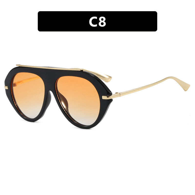 Dame solbrille i elegant heksagon-design Luvikno