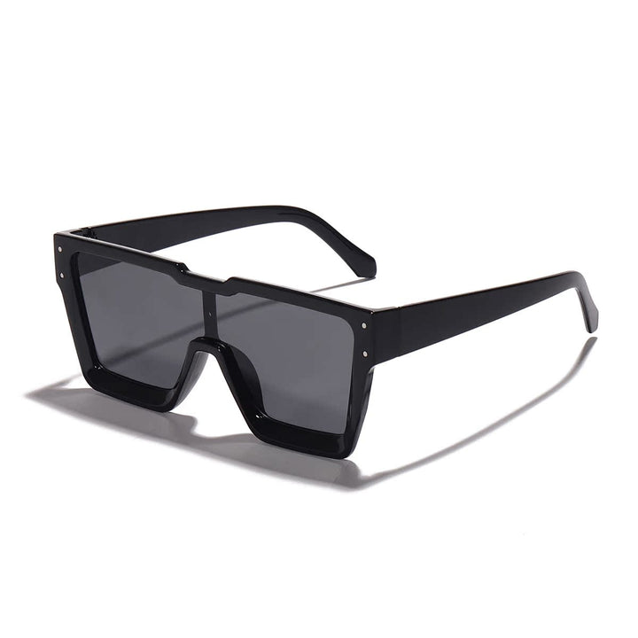 Dame statement solbriller med bred ramme og UV-beskyttelse Luvikno