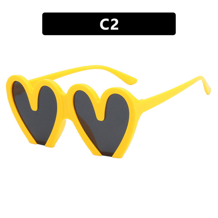 Dame hjerteformet solbrille Luvikno 1780928954