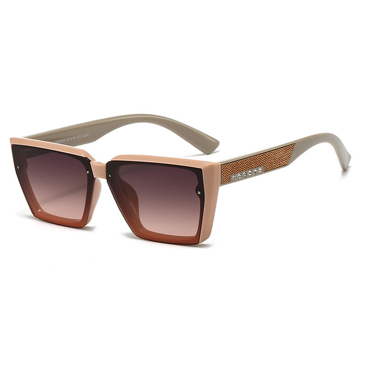 Dame stilig solbrille med glitrende detaljer Luvikno