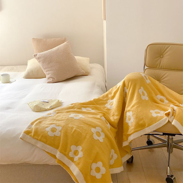 Unisex Koselig Teppe med Blomsterdesign Luvikno