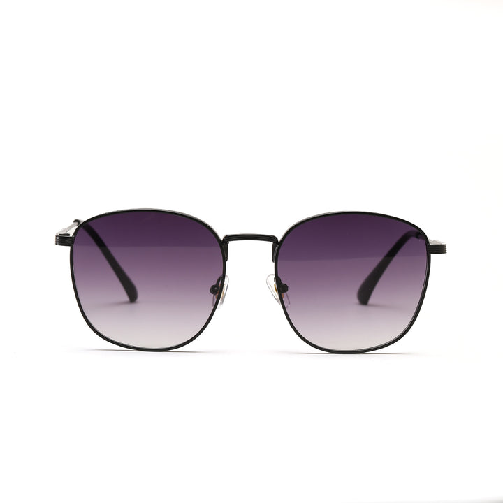 Dame modische Hexagon solbrille med luksuriøs metallramme Luvikno