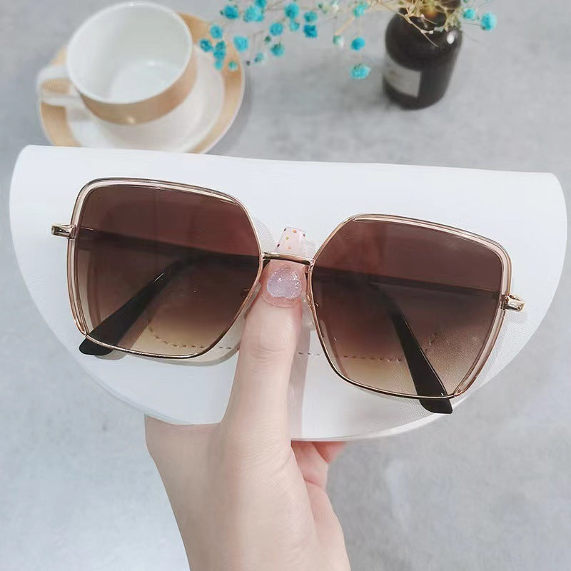 Dame stilige oversized solbriller Luvikno