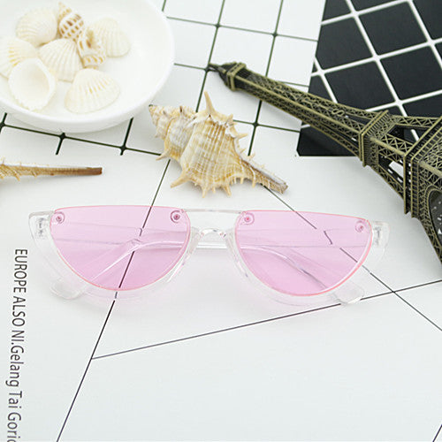 Dame Cat-Eye Briller med markant ramme og speilbelagte glass Luvikno