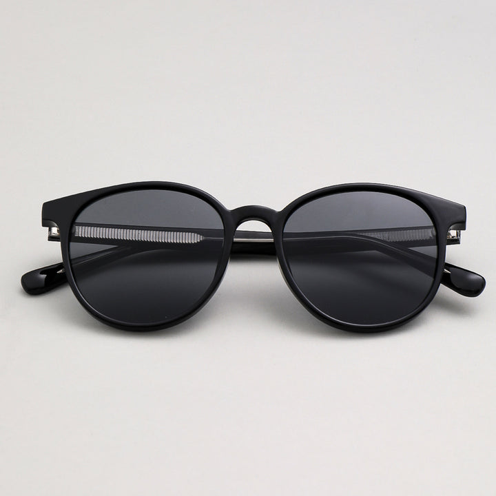Dame moterik solbrille i elegant, rund design med UV-beskyttelse Luvikno