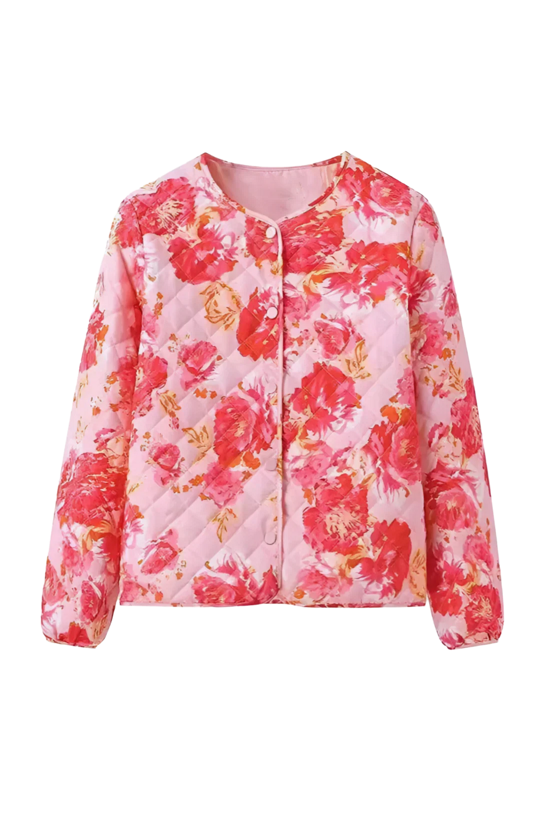 Luvik | Blomstrete Jacquard Mikro Jakke