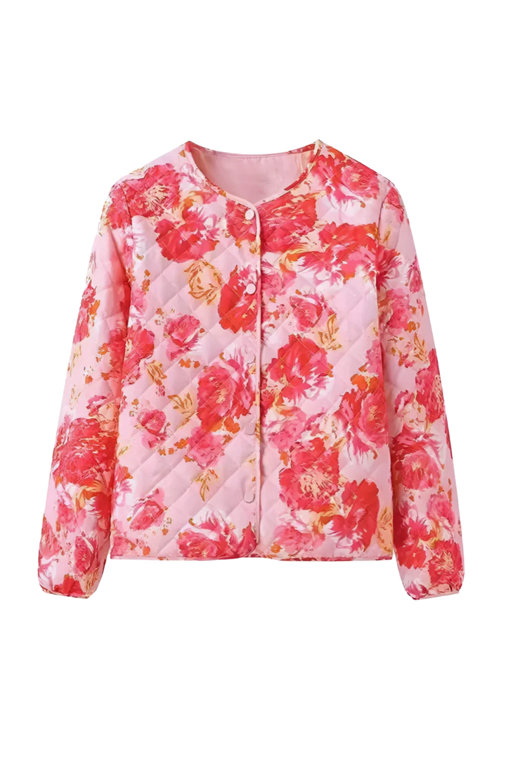 Luvik | Blomstrete Jacquard Mikro Jakke