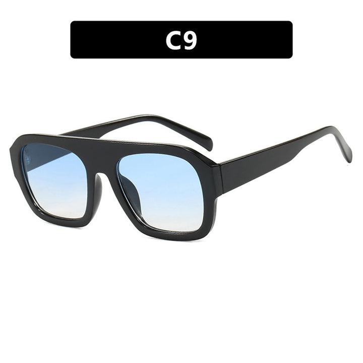 Dame moteriktig solbrille i beskyttende oversized-format Luvikno