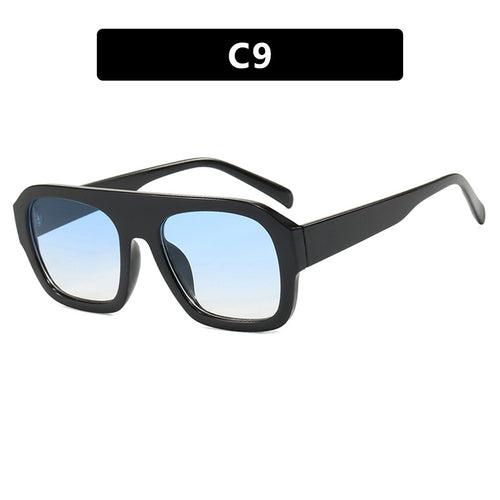 Dame moteriktig solbrille i beskyttende oversized-format Luvikno