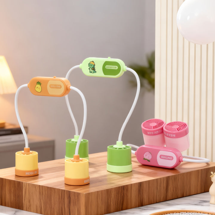 Dame bærbar nakkeventilator med fleksibelt design Luvikno