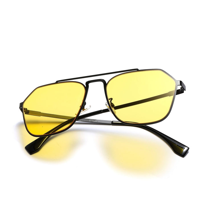 Dame modische åttkant solbrille med UV-beskyttelse Luvikno