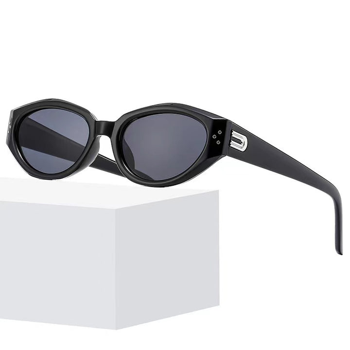 Dame mote retro solbriller i Cat Eye stil Luvikno