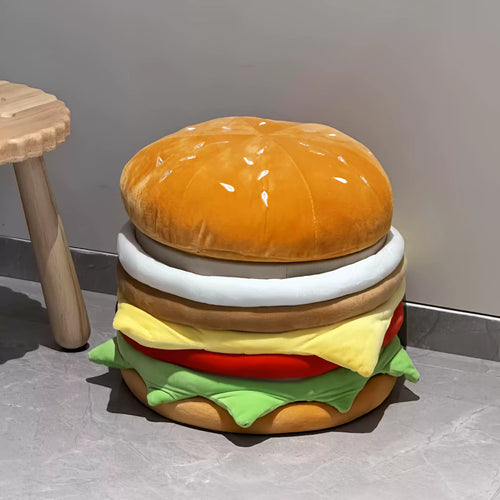 Hamburger Ottoman Space Organizer Chair | Luvikno