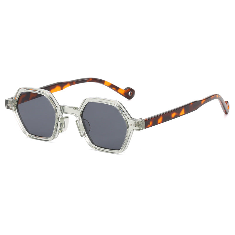 Damer Geometrisk Solbrille i moderne Hexagon-design Luvikno