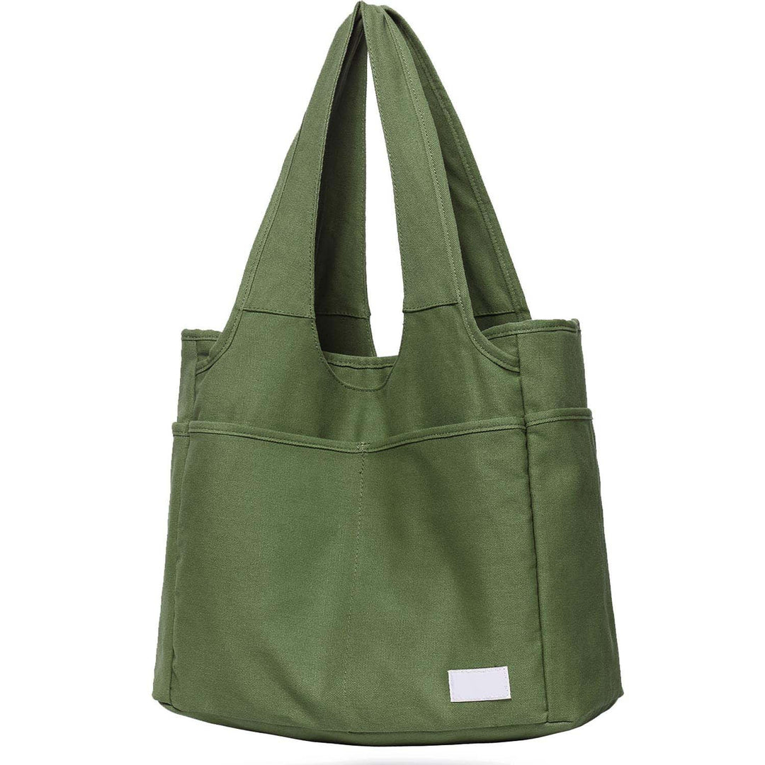 Kvinnes moderne tote bag med store rom Luvikno