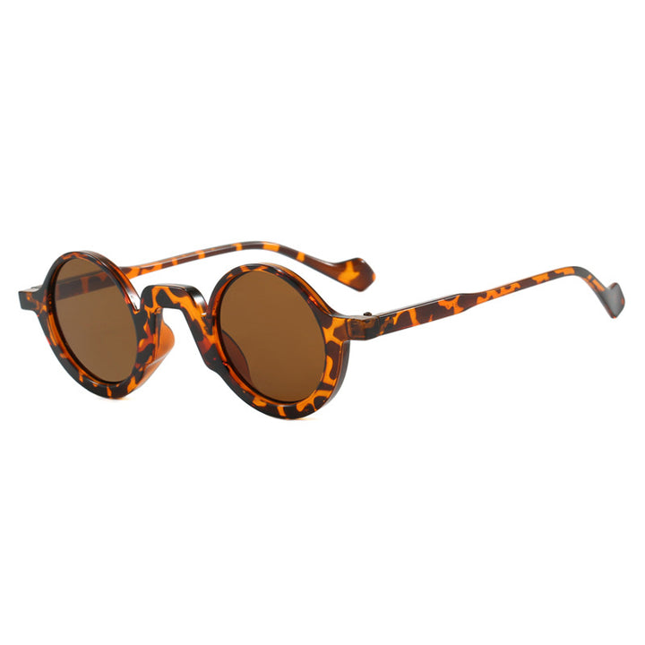 Damer rund solbrille med innovativ design og UV-beskyttelse Luvikno