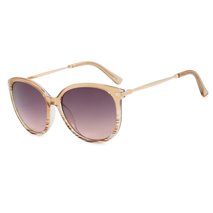Dame solbriller i trendy Cat-Eye design med lett ramme og UV-beskyttelse Luvikno