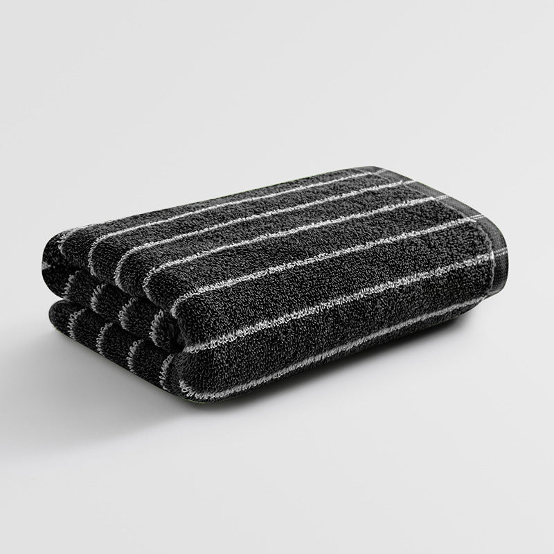 Dame fløyels-håndkle med stripete design Luvikno
