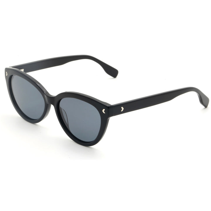 Dame moteriktig Cat-Eye solbrille med UV-beskyttelse og behagelig lett ramme Luvikno