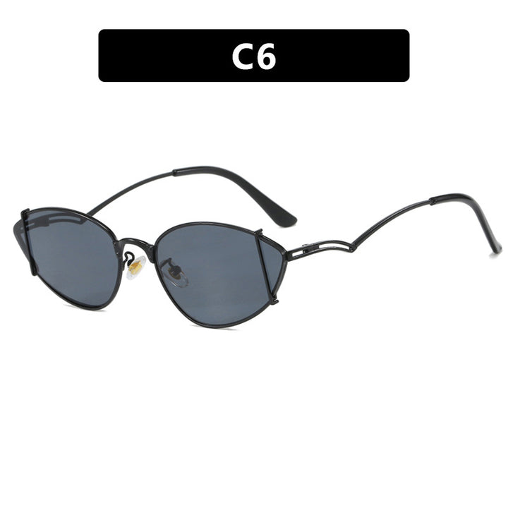 Dame moteriktig Cat-Eye solbrille Luvikno