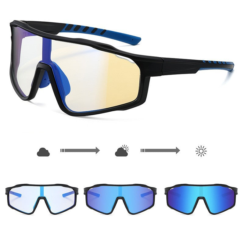 Unisex Sportsykkelbriller med fototropiske linser og aerodynamisk design Luvikno