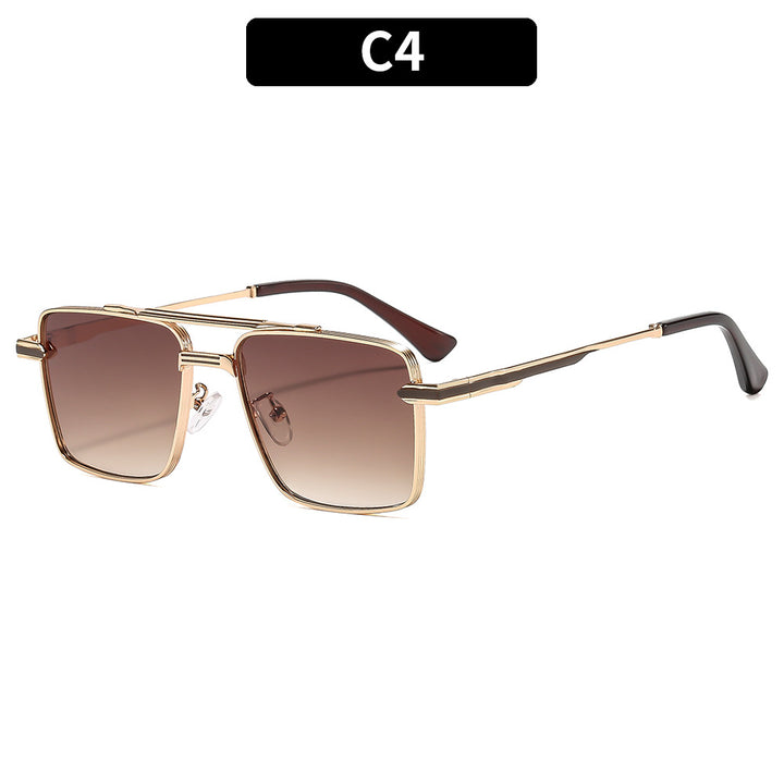 Dame futuristisk kvadratisk solbrille Luvikno