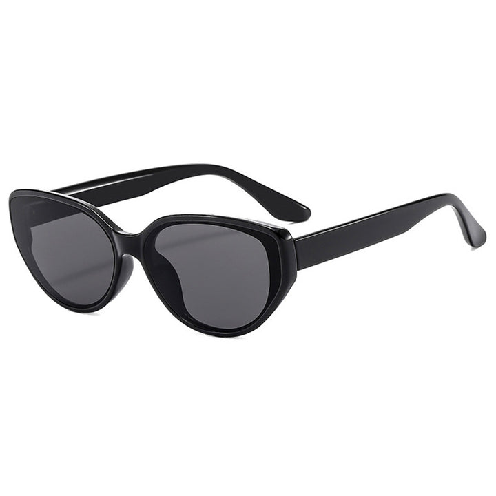 Dame moteriktig solbrille i elegant cat-eye stil Luvikno