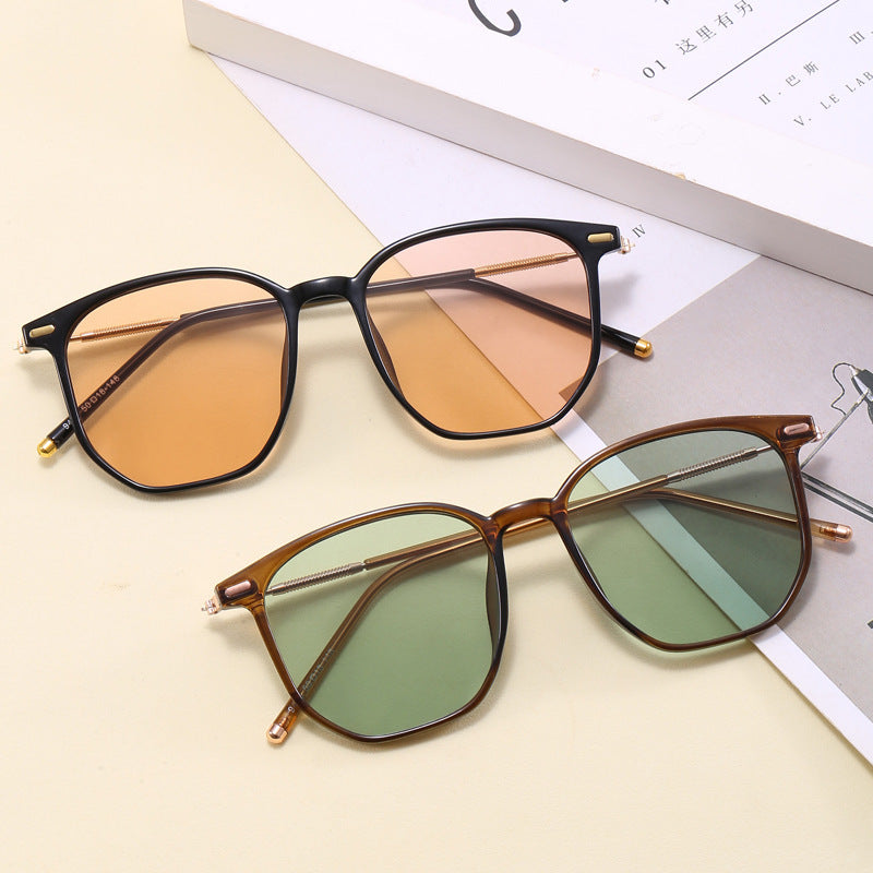 Dame Modisk Brille i tidløs kvadratisk design Luvikno