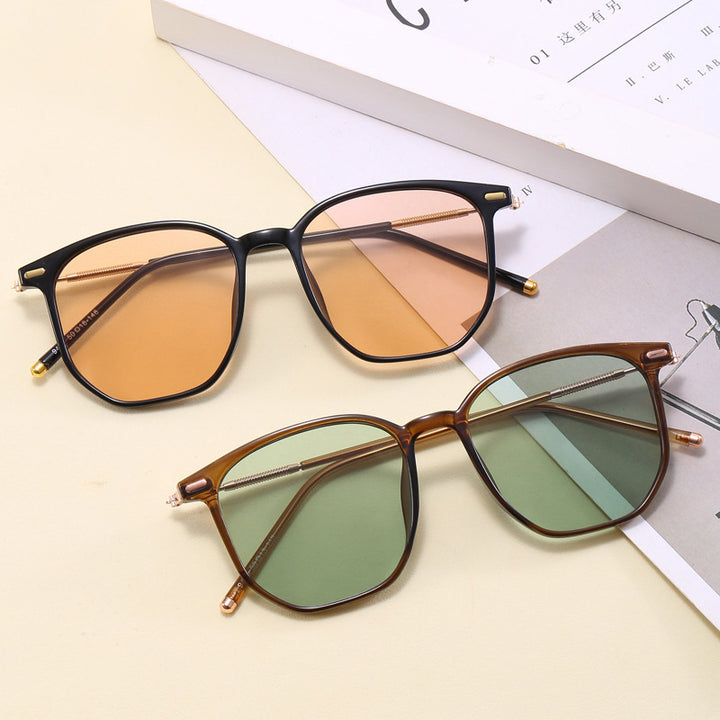 Dame Modisk Brille i tidløs kvadratisk design Luvikno