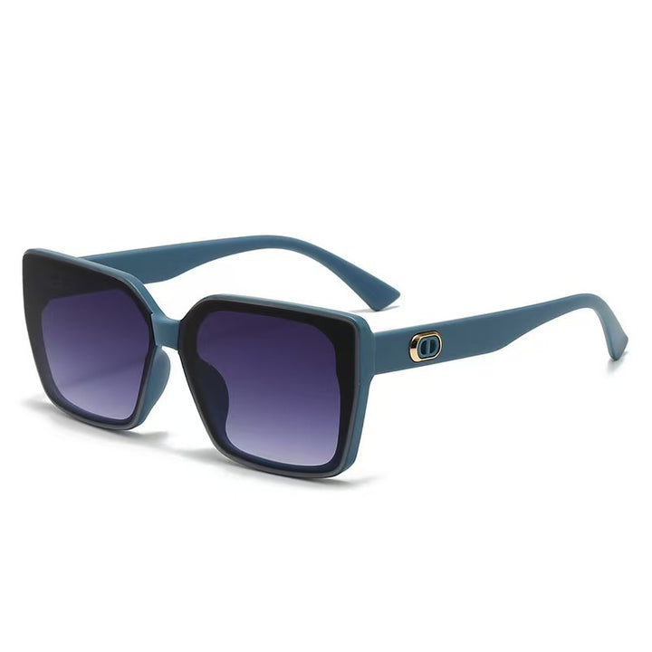 Damer oversized solbriller med robust ramme og diskrete glass Luvikno