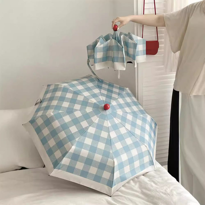 Dame sammenleggbart paraply med spesiell design Luvikno