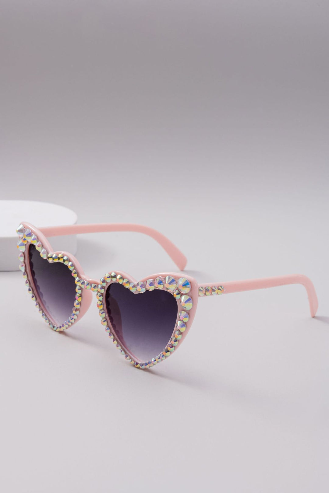 Dame Hjerteformet Glitter-solbrille Luvikno