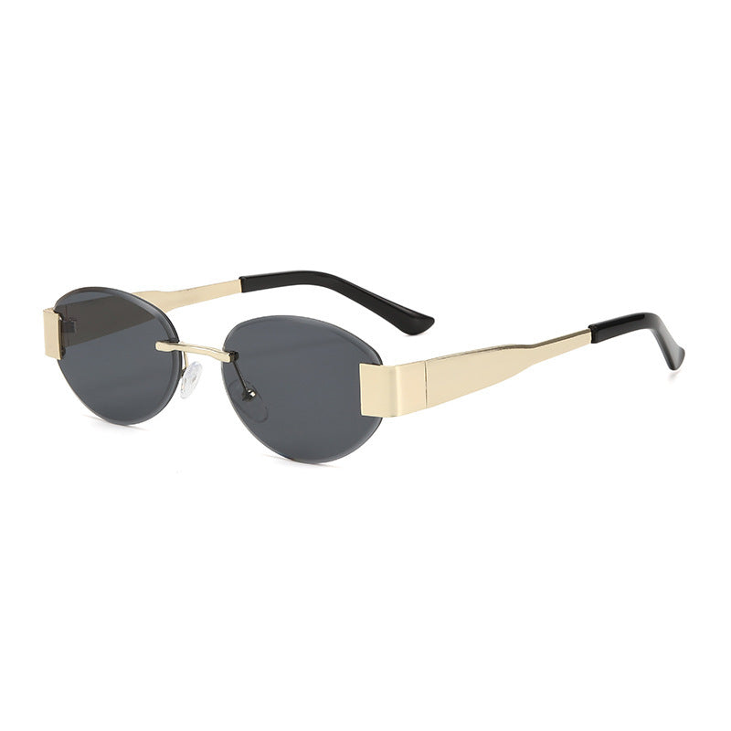 Dame glamorøs solbrille med klar, elegant ramme og beskyttende UV-filter Luvikno
