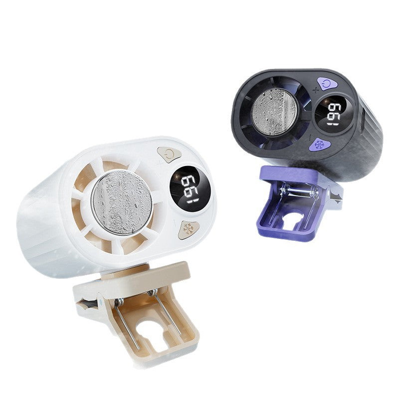 Clip-On Bærbar Digital Kjøleventilator Luvikno
