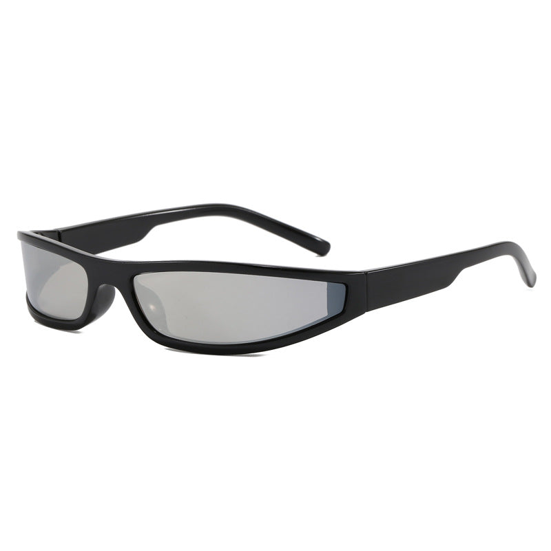 Dame sports solbriller med flatt, aerodynamisk design og UV-beskyttelse Luvikno