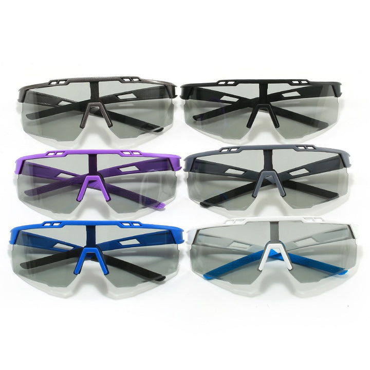 Unisex sportssolbrille med avansert ventilasjonsteknologi Luvikno