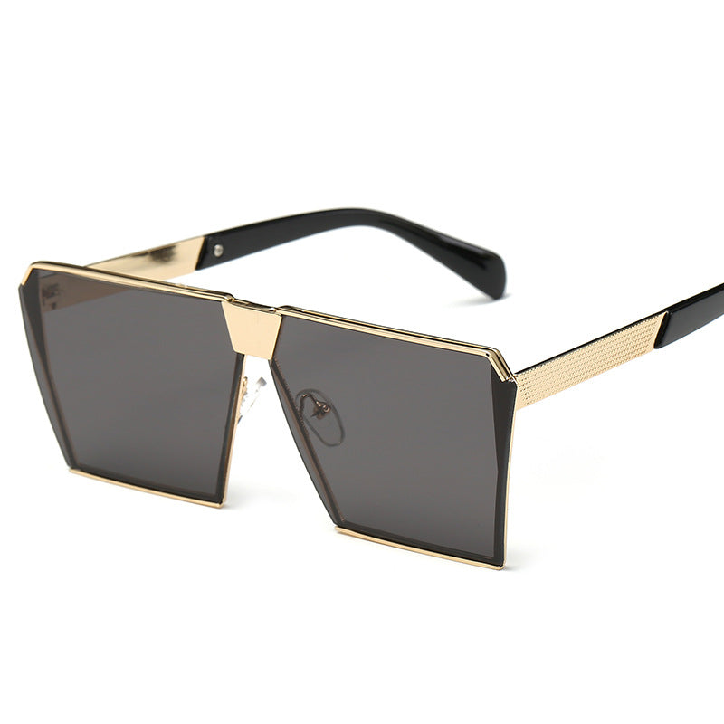 Dame oversized solbrille med markant kvadratisk design Luvikno