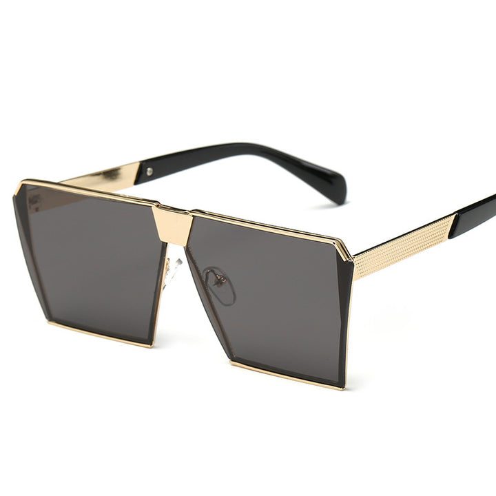 Dame oversized solbrille med markant kvadratisk design Luvikno