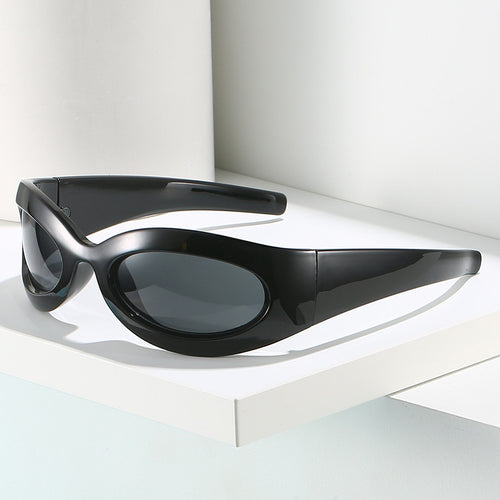 Dame trendy sportsbriller med aerodynamisk design Luvikno