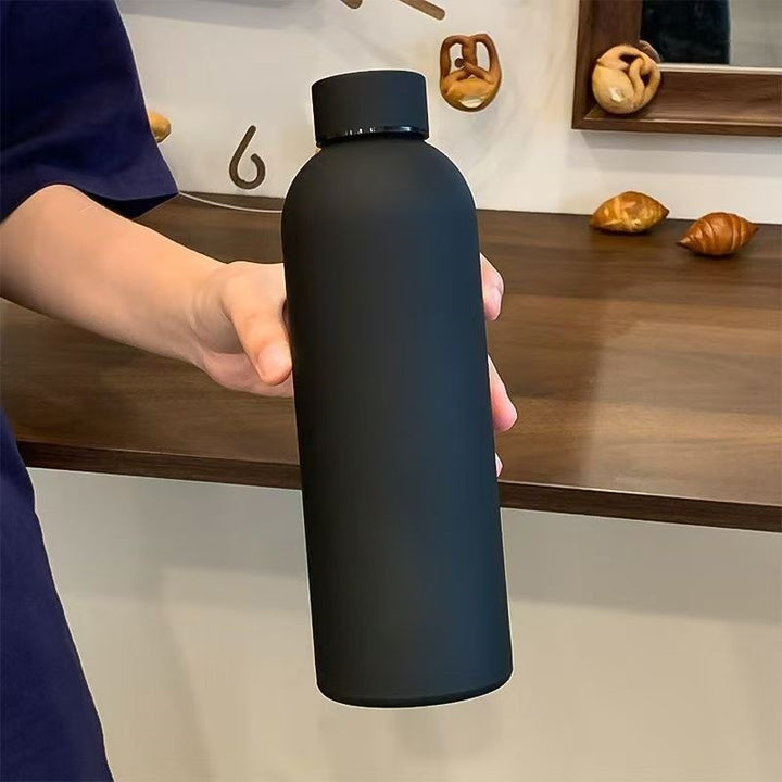 Damen-Isolierflasche mit fröhlichem Lächelmotiv Luvikno