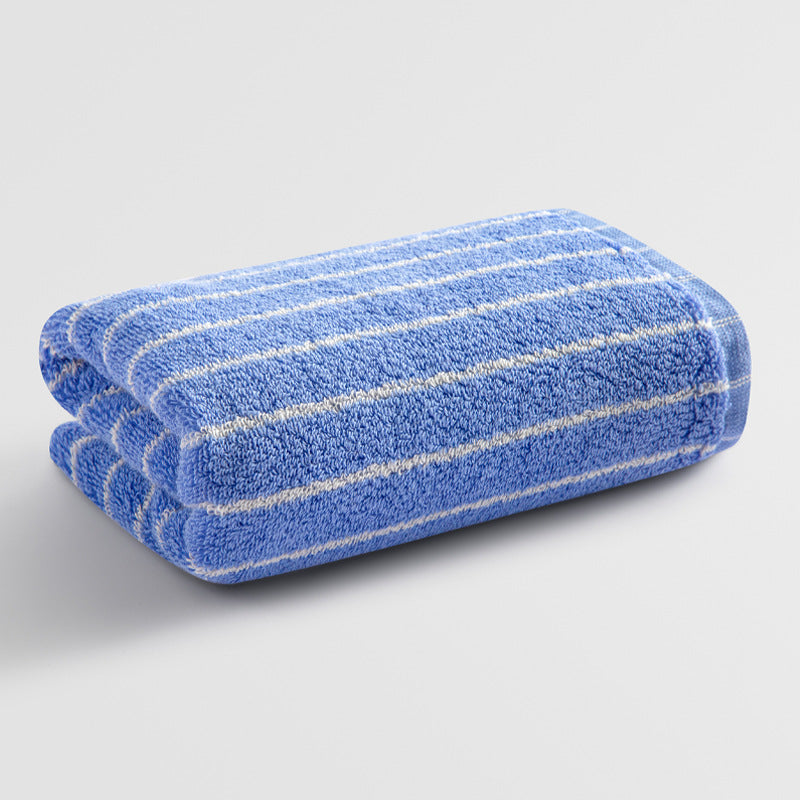 Damer Elegant Frotté Håndkle med Stripemønster Luvikno
