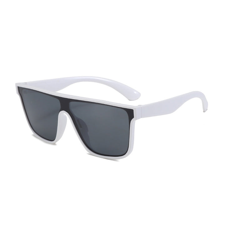 Dame Sporty solbriller med bred ramme og polariserte linser Luvikno