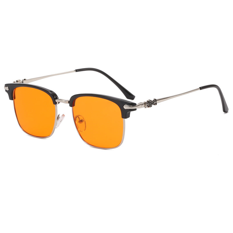 Dame Designer-solbrille med edel ramme Luvikno