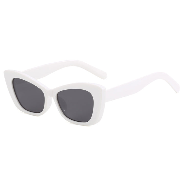 Damer Cat-Eye solbriller med stilige elementer Luvikno