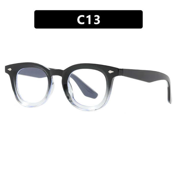Damen modische Cat-Eye solbrille med transparent ramme Luvikno