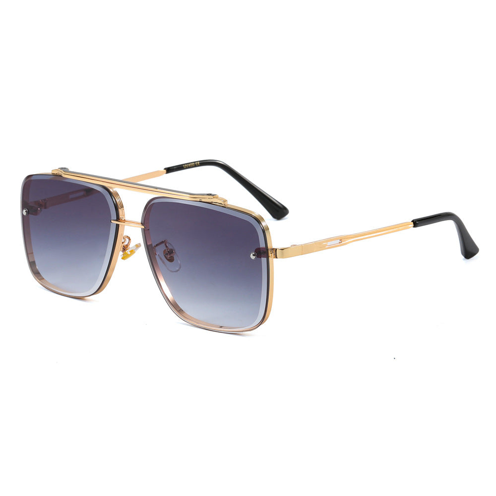 Damer elegant kvadratisk designer solbrille Luvikno