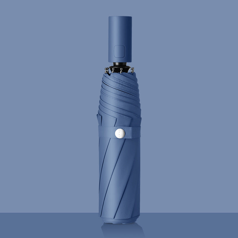 Dame Automatisk sammenleggbare paraply med ergonomisk design og vindresistent teknologi Luvikno