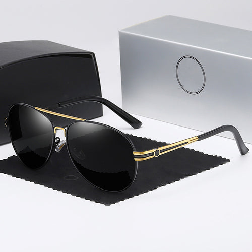 Dame elegant solbrille med smal ramme og UV-beskyttelse Luvikno