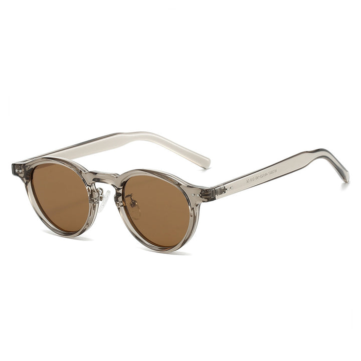 Dame Retro-Rundsolbrille Luvikno